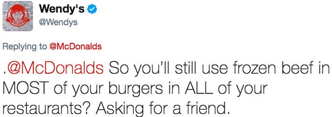 Our Tweets are as Fresh as our Beef. The Story of the Wendy’s Twitter Account.